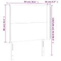 vidaXL Čelo postele so záhybmi kapučínové 93x16x118/128 cm umelá koža