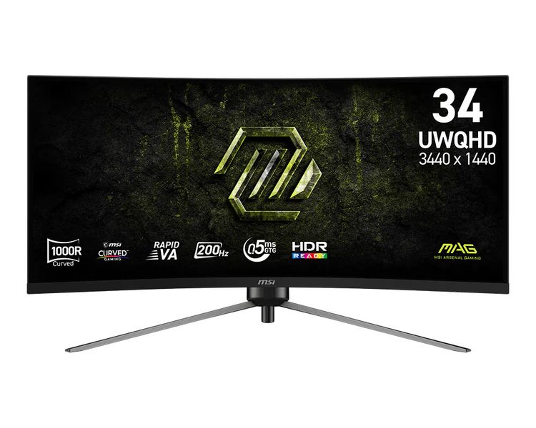 MSI MAG/345CQRF E20/34''/VA/UWQHD/200Hz/0,5ms/Čierna/3R