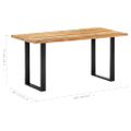vidaXL Jedálenský stôl 160x80x75 cm, recyklovaný masív