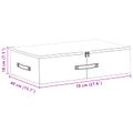 vidaXL Úložná krabica 6 ks Netkaná látka 70 x 40 x 18 cm 50,4 L