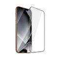 Tvrdené sklo s kovovým rámom pre iPhone XS Max / 11 Pro Max čierny rám