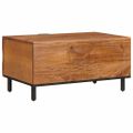 vidaXL Konferenčný stolík Hnedá 80 x 50 x 40 cm Masívne mango drevo