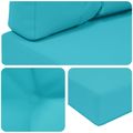 vidaXL Vankúš na vonkajšiu pohovku Polyester Tyrkysová 60 x 60 cm