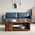 vidaXL Konferenčný stolík Staré drevo 90 x 50 x 33 cm Kompozitné drevo