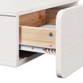 vidaXL Nočný stolík 2 ks Biela 44 x 32,5 x 40 cm Borovicový masív