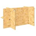 vidaXL Základňa terária Hnedá 100 x 50 x 50 cm OSB