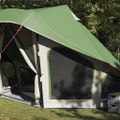 vidaXL Tipi stan so strechou Zelená 508 x 470 x 300 cm taft