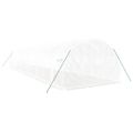 vidaXL Fóliovník s oceľovým rámom biely 36 m² 12x3x2 m