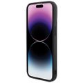 Guess puzdro pre iPhone 15 Pro 6,1" GUHCP15LPMSDGSK čierne HC PU Disco Script Metal