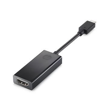 HP USB-C na HDMI prevodník, zástrčka USB typ C - zásuvka HDMI, čierna