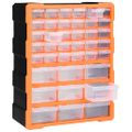 vidaXL Organizér s 39 zásuvkami 38x16x47 cm