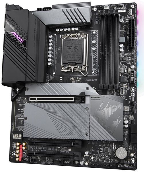 GIGABYTE B760 AORUS MASTER DDR4/LGA 1700/ATX Základná doska, Intel B760, LGA1700, 4x DDR4 DIMM (max. 128GB), 3x M.2, Wi-Fi, HDMI, DisplayPort, USB typ C, ATX