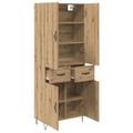 vidaXL Highboard 2 ks Remeselný dub 69,5 x 34 x 180 cm