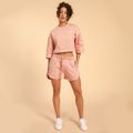Dámske tričko Cropped Serenity Pink - BeastPink, veľkosť L, veľkosť oblečenia L