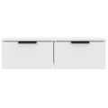 vidaXL Nástenné skrinky 2 ks biele 68x30x20 cm spracované drevo
