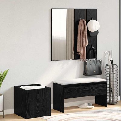 vidaXL Zostava nábytku do predsiene Nástenný 5 pcs Kompozitné drevo