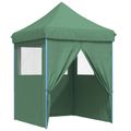 vidaXL Párty stan 200 x 200 x 306 cm Zelená Oxfordská látka