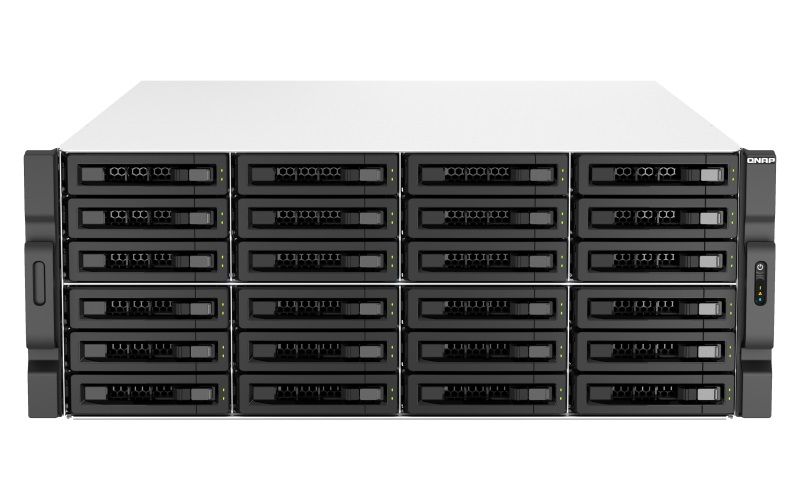 QNAP TS-h3087XU-RP-E2378-64G (Xeon 4,8GHz, ZFS, 64GB ECC RAM, 24x 3,5'' + 6x2,5'', 2x 2,5GbE, 2x10GbE)