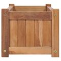 vidaXL Vyvýšený záhon 100x30x25 cm, tíkový masív