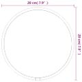 vidaXL Nástenné zrkadlo zlaté Ø 20 cm okrúhle