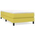 vidaXL Posteľný rám s boxspringom zelený 80x200 cm látka