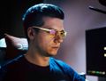 DEV1S herné okuliare WALLHACK Okuliare, herné, zlaté obrúčky, jantárové sklá