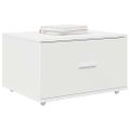 vidaXL Zásuvkový kabinet 55 x 45 x 31 cm Biela