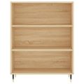vidaXL Knižnica dub sonoma 69,5x32,5x90 cm kompozitné drevo