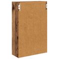 vidaXL Kúpeľňová nástenná skriňa Staré drevo 40 x 16 x 62,5 cm