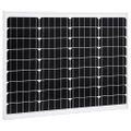 vidaXL Solárny panel hliník a bezpečnostné sklo 50 W monokryštalický