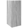 vidaXL Bočné stolíky 2 ks s policou sivý dub sonoma 25,5x27x60 cm