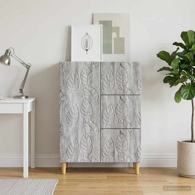 vidaXL Servírovacia skriňa Sivý Sonoma 66 x 34,5 x 90 cm