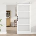 vidaXL Posuvné dvere ORKDAL Biela 93 x 202 cm
