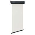 vidaXL Bočná markíza na balkón 100x250 cm, krémová