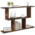 vidaXL Stenná polica Dymový dub 80 x 15 x 50,5 cm Kompozitné drevo