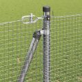 vidaXL Zvarené drôtené pletivo s betónovým základom 10 x 1,2 m