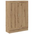 vidaXL Knižnica dub artisan 82,5x30,5x115 cm kompozitné drevo