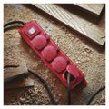 Prepojovací kábel EMOS P14131 / 3 m / 4 zásuvky / s vypínačom / černo-červený / guma-neopren / 1,5 mm2