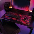AROZZI ZONA Mousepad XL Crawling Chaos/ XL podložka na stůl/ 900x420x4 mm/ voděodolná Podložka pod myš, 900×420×4mm, mikrovlákno, protiskluzová guma, vodeodolná, cerno-fialová