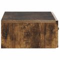 vidaXL Nástenný bočný stôl 59 x 34,5 x 17 cm Kompozitné drevo