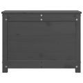 vidaXL Úložný box sivý 60x32x45,5 cm masívna borovica