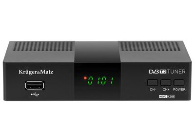 Set-top box KRUGER &amp; MATZ KM0550D, DVB-T2 H.265, scart Set-top box KRUGER & MATZ KM0550D, DVB-T2 H.265, scart