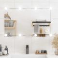 vidaXL Nástenné zrkadlo s LED svetlami 50x80 cm sklo obdĺžnik