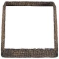 vidaXL Okrúžok na vianočný stromček Štvorcový Čierna 50 x 50 x 25 cm