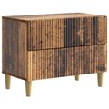 vidaXL Nočný stolík Staré drevo 62 x 34,5 x 48 cm Kompozitné drevo