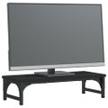 vidaXL Stojan na monitor čierny 55x23x14 cm kompozitné drevo