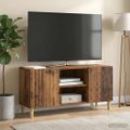 vidaXL TV skrinka 102 x 34,5 x 50 cm Staré drevo Kompozitné drevo