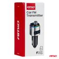 FM vysielač 2× USB-A microSD 12/24V AMiO-04654