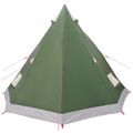 vidaXL 3 osoba Zelená 185T Polyester s PU náterom