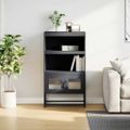 vidaXL Highboard Antracit 68x39x123 cm Oceľ